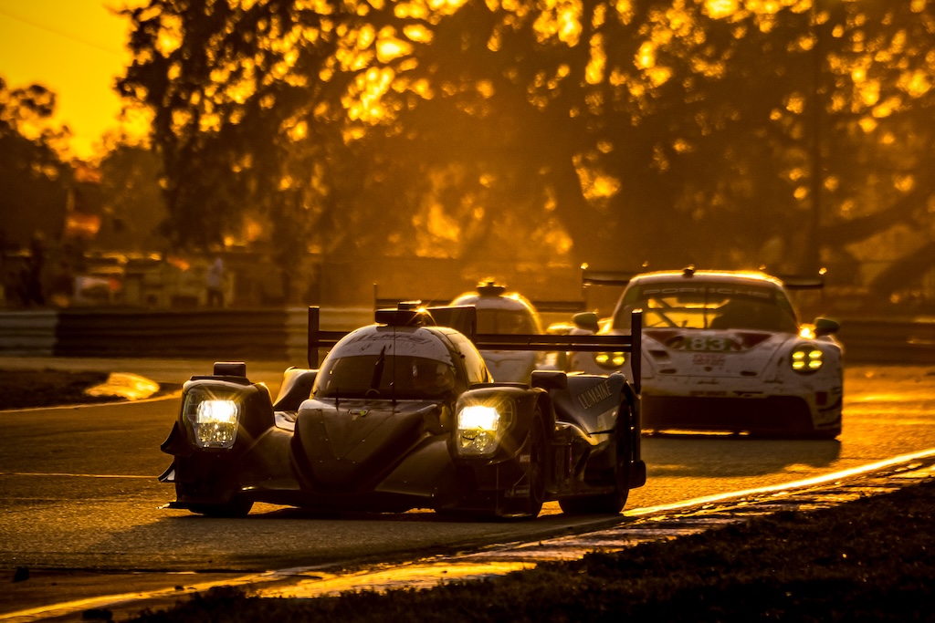 Nicklas Nielsen sigter efter topresultat på Road Atlanta.
(Foto: AF Corse)
